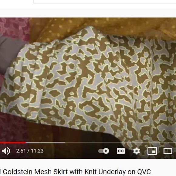 NWT LOGO by Lori Goldstein 2-Layer Midi Skirt 3X - Picture 5 of 11